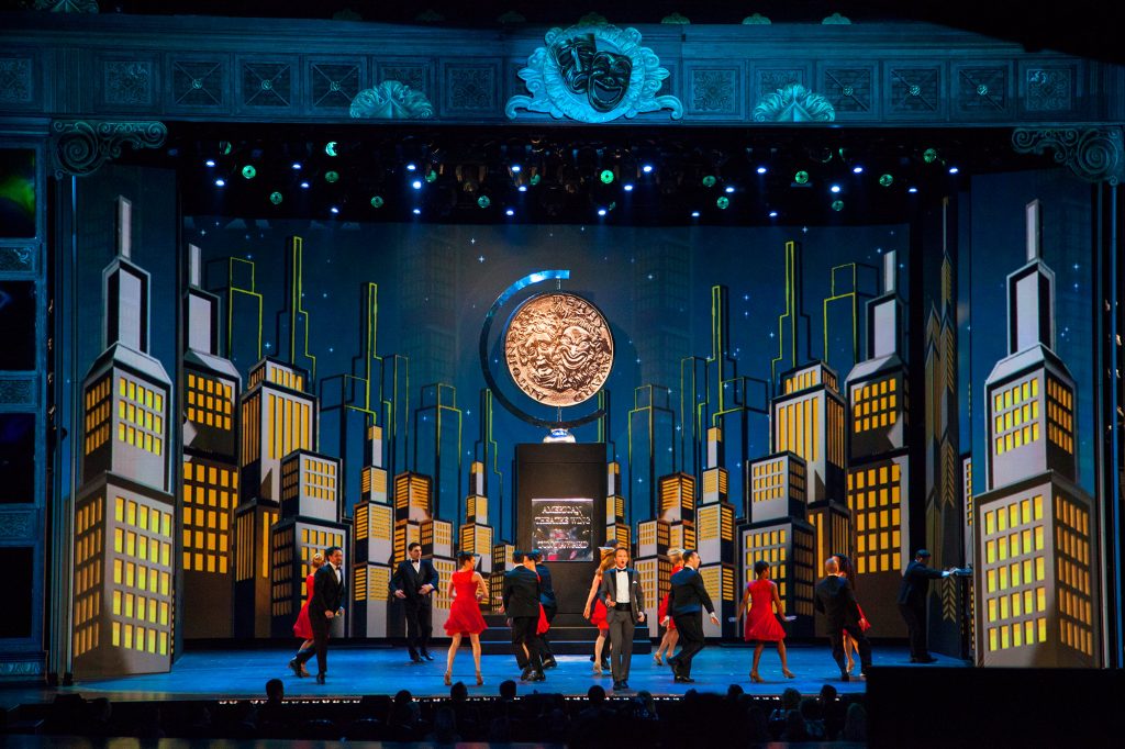 Screen design for the Tonys Show Open, 2014 : by K Brandon Bell