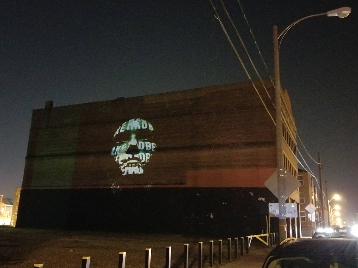 Memphis Brand Initiative : projection graphics by K Brandon Bell