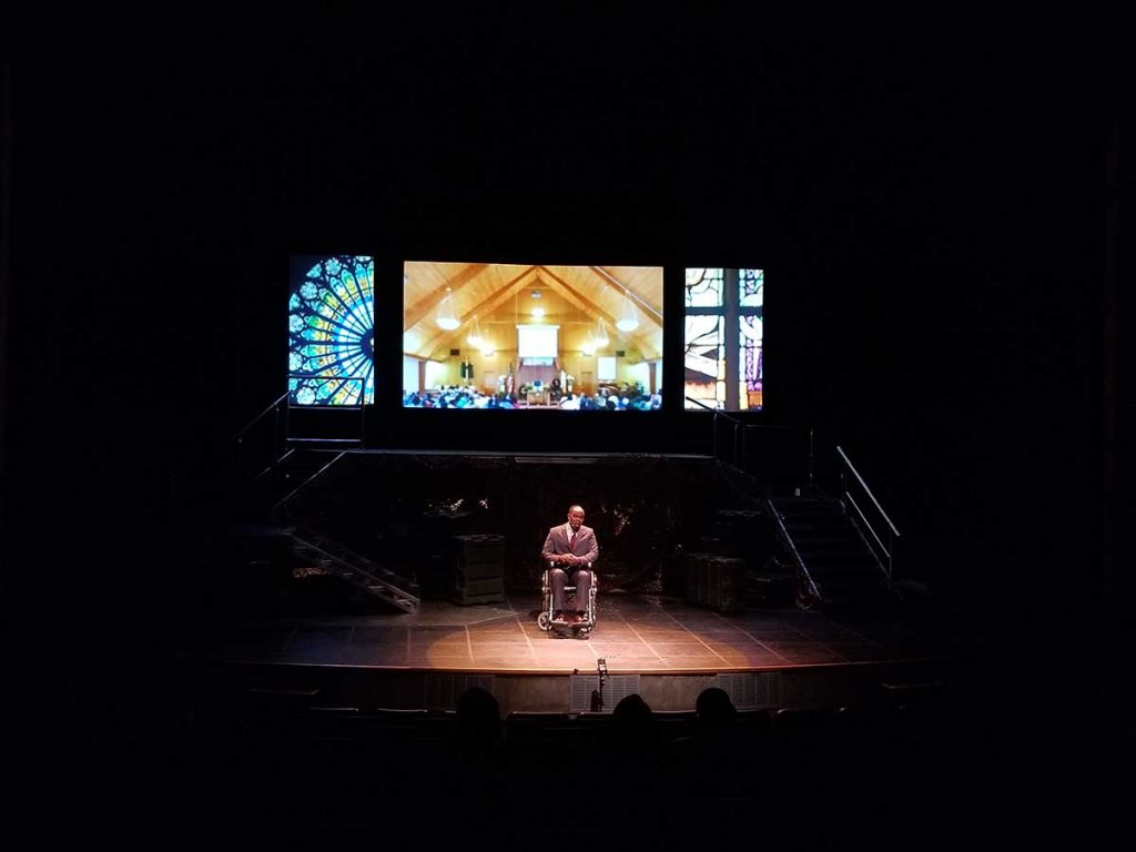 Projection design for Opera Memphis | by K Brandon Bell & University of Memphis Graphic Design students
