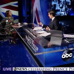 Celebrating Prince Philip: set screen design for an ABC News special report