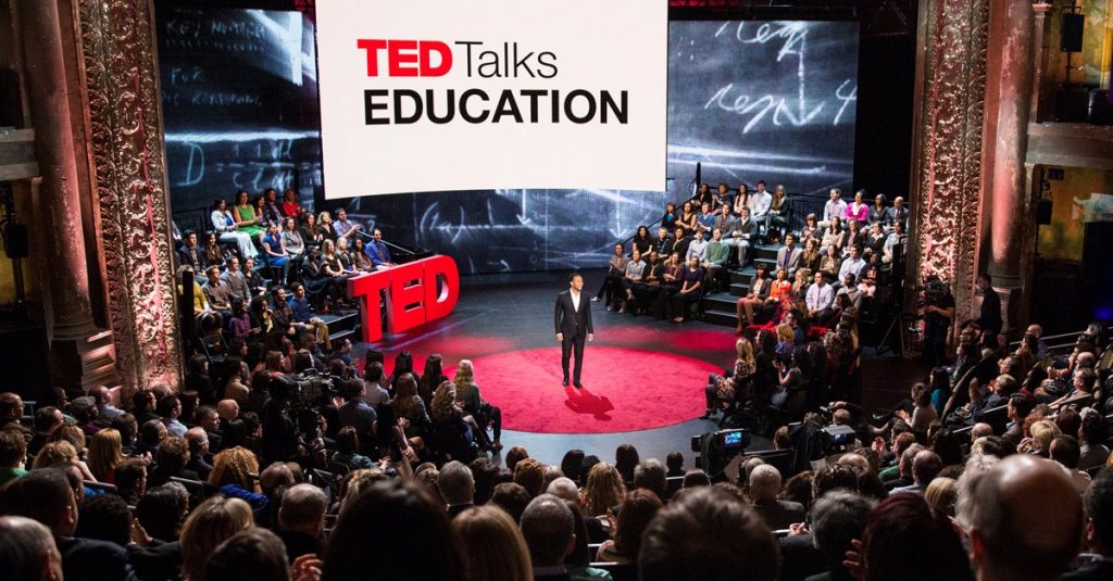 TED Talks Education - screen graphics by K Brandon Bell